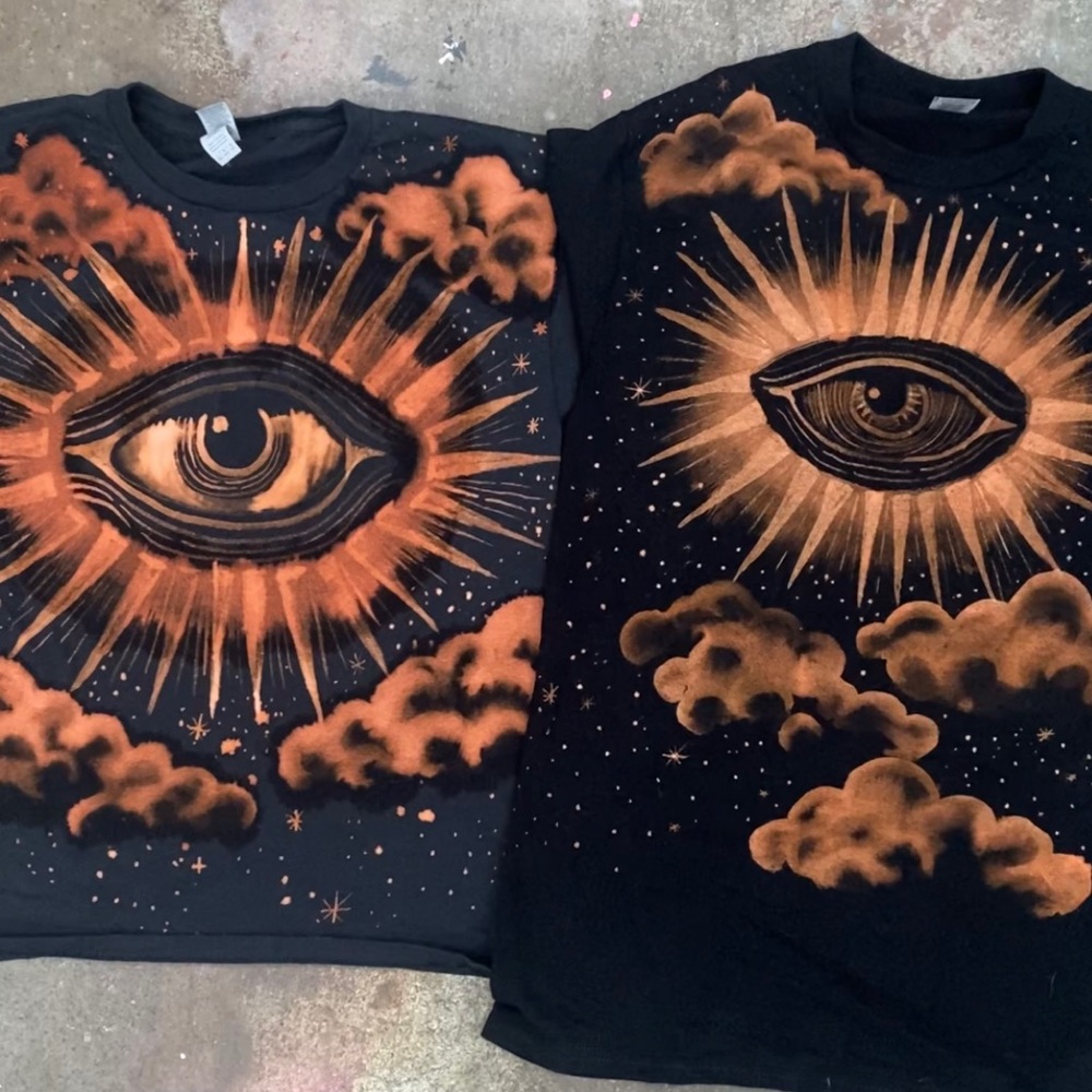 Custom bleach paint shirt